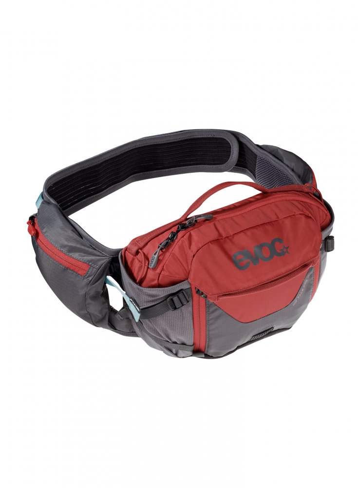 Evoc Hip Pack Pro 3 Hydration Bladder 1,5 Carbon Grey - Chilli Red