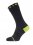 Ponožky SealSkinz All Weather Mid Hydrostop Black Neon Yellow - Velikost: S