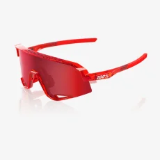 MTB brýle 100% SLENDALE Campari Translucent Red - HiPER Fire Red Mirror Lens