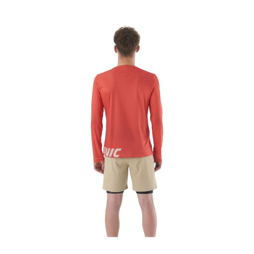 MAVIC PÁNSKÝ DRES S DLOUHÝM RUKÁVEM CROSSTRAIL GRADIENT/SPICY ORANGE (T000531) - Veľkosť: S