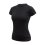 SENSOR MERINO ACTIVE NO LOGO dámské triko kr.rukáv černá S - Barva: černá, Velikost: S