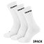 Cyklo ponožky Horsefeathers Delete Premium 3Pack - white