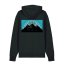 PEATY'S PUBWEAR MIKINA S KAPUCÍ SUNRISE BLACK (PPW-25-HDY-RZE-BLK) - Veľkosť: S