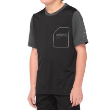 100% detský dres RIDECAMP Youth - čierny