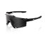 Brýle 100% SPEEDCRAFT - Matte Black Gloss Black - Black Mirror Lens