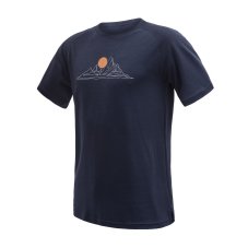 SENSOR MERINO BLEND MOON pánské triko kr.rukáv deep blue M
