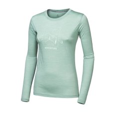SENSOR MERINO AIR SAY YES dámské triko dl.rukáv basil green M