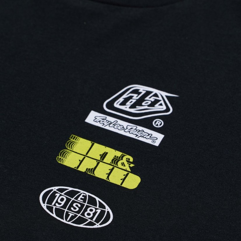 TLD TRIKO S KRÁTKÝM RUKÁVEM OVERLOAD BLACK (70125200) - Veľkosť: S