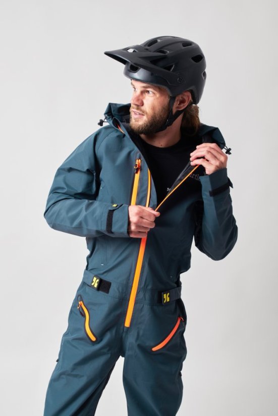Voděodolná cyklistická kombinéza Dirtlej Dirtsuit Core Edition Steel Blue