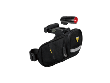 TOPEAK brašna + světlo AERO WEDGE PACK DF COMBO SPORT