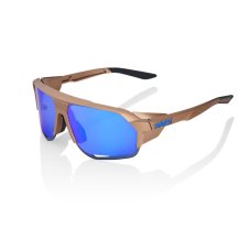 Brýle 100% NORVIK - Matte Copper Chromium - Blue Multilayer Mirror Lens