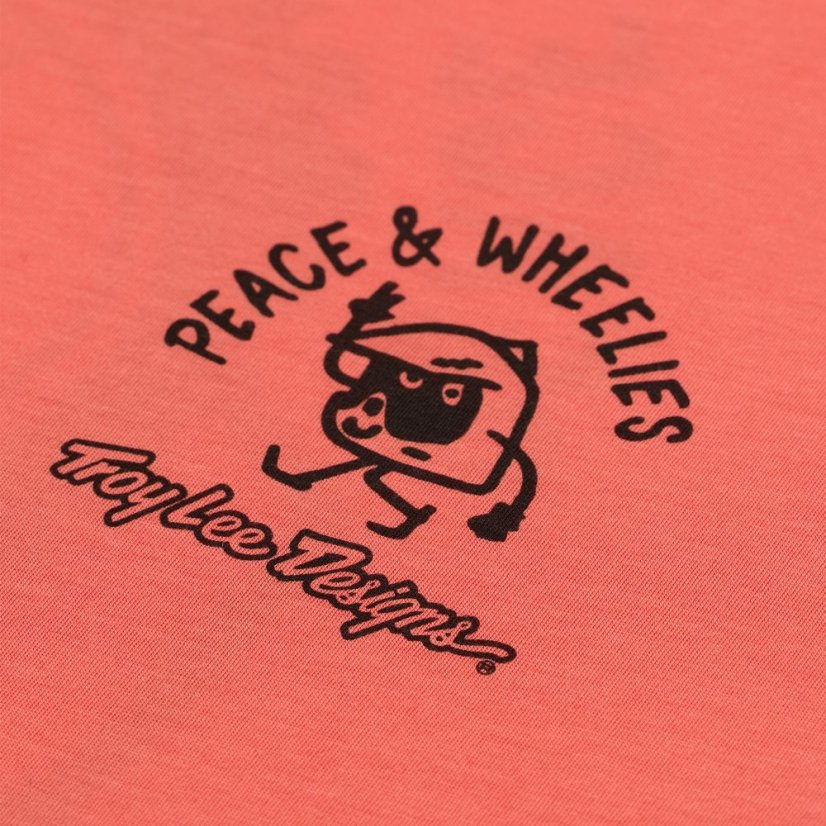 TLD DĚTSKÝ DRES S KRÁTKÝM RUKÁVEM SKYLINE RIDE TEE P&W MELON (38404600) - Veľkosť: XS
