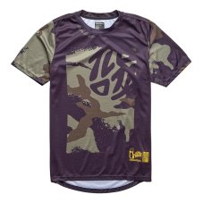 TLD DĚTSKÝ DRES S KRÁTKYM RUKÁVEM FLOWLINE CONFINED BLACK (36448100)