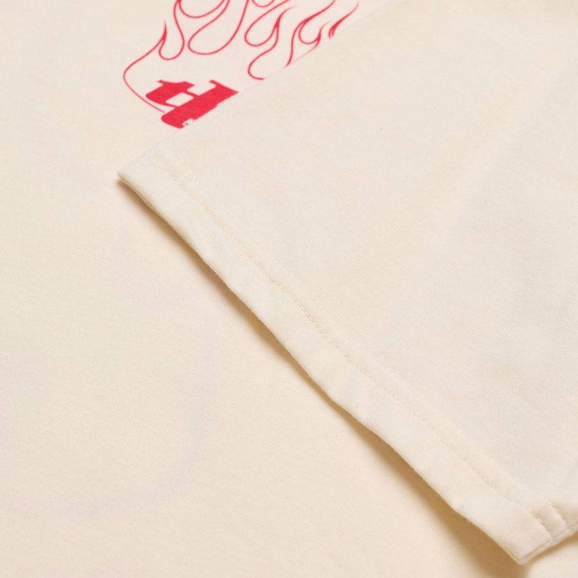 TLD TRIKO S KRÁTKÝM RUKÁVEM TORCHED VINTAGE WHITE (70121201) - Veľkosť: S