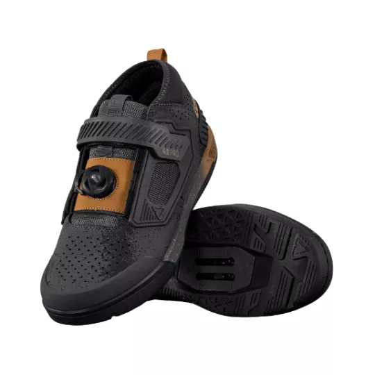 LEATT cyklistická obuv ProClip 4.0 , Graphite - Varianta: US7 / UK6.5 / EU40 / 25cm