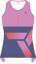 Dámský cyklistický dres Silvini Escolca, růžová, tílko