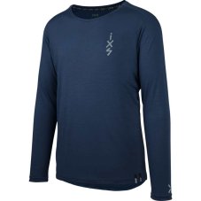 IXS Flow Merino long sleeve jersey, marine, L