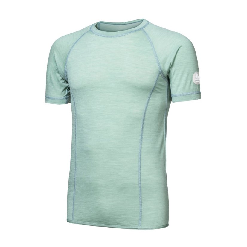 SENSOR MERINO AIR pánské triko kr.rukáv basil green XXL - Barva: zelená, Velikost: XXL