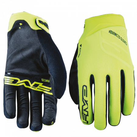 Zimní MTB rukavice Five Gloves Winter Neo Yellow Fluo - Velikost: L