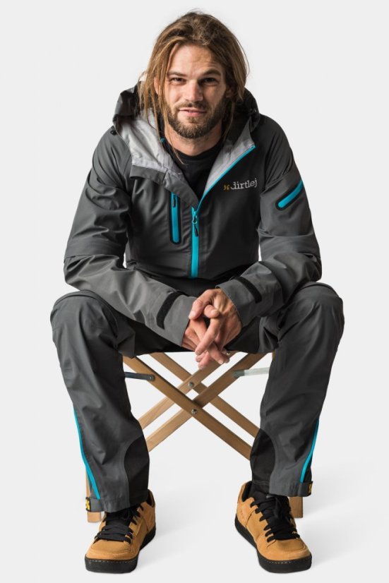 Voděodolná cyklistická kombinéza Dirtlej Dirtsuit SFD Edition Grey Blue