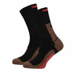 Technické funkčné ponožky Horsefeathers Cadence Long - black/ermine