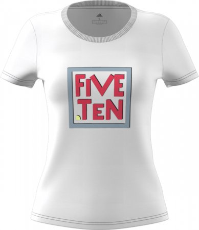 Tričko Five Ten GFX Tee White Dámske - Veľkosť: XL