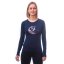 SENSOR MERINO ACTIVE FOX dámské triko dl.rukáv deep blue XL - Barva: modrá, Velikost: XL