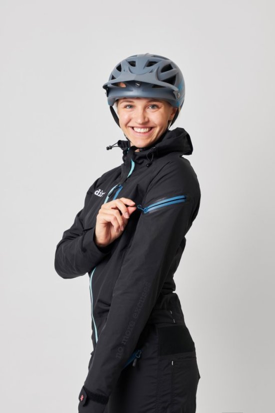Dirtlej Dirtsuit Pro Edition Ladies Black Mint - Rozmiar: L