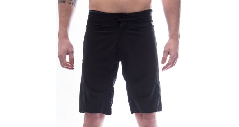 FT MEN'S RIDER SHORTS TRUE BLACK L - Barva: černá, Velikost: L