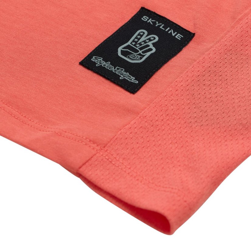 TLD DĚTSKÝ DRES S KRÁTKÝM RUKÁVEM SKYLINE RIDE TEE P&W MELON (38404600) - Veľkosť: XS