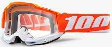 Sjezdové brýle 100% ACCURI 2 Clear Lens - oranžovobílé
