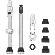 WOLF TOOTH ventilky Tubeless Valve Stem Kit Clik Valve 60mm raw silver