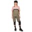 Dámsky cyklistický dres Horsefeathers Quantum  - krátky rukáv, lotus/taupe (ružovo-hnedá)