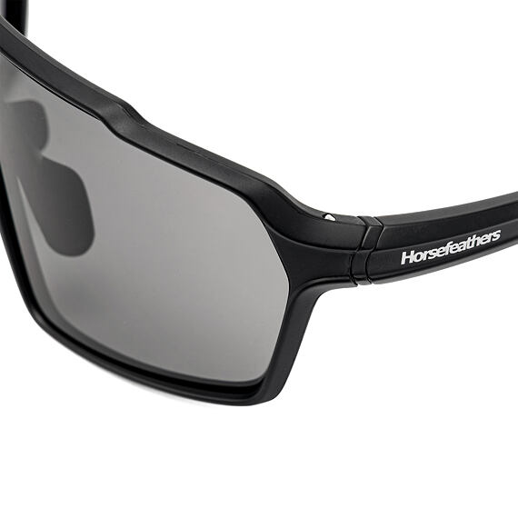 Cyklistické okuliare Horsefeathers Neutron - matt black/smoke