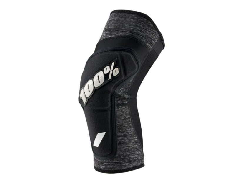 Chrániče kolien 100% RIDECAMP Knee Guards Heather Grey/Black