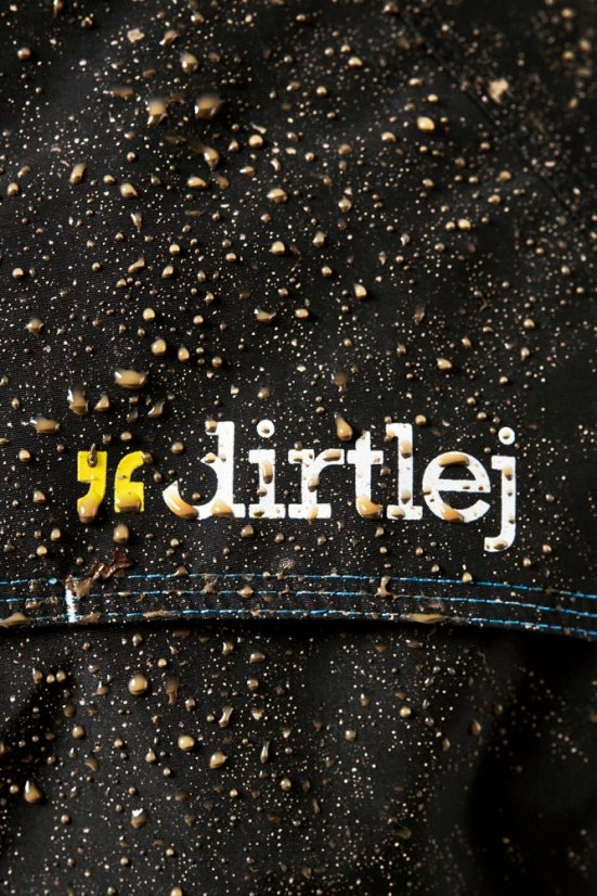 Voděodolná cyklistická kombinéza Dirtlej Dirtsuit SFD Edition Black Lime