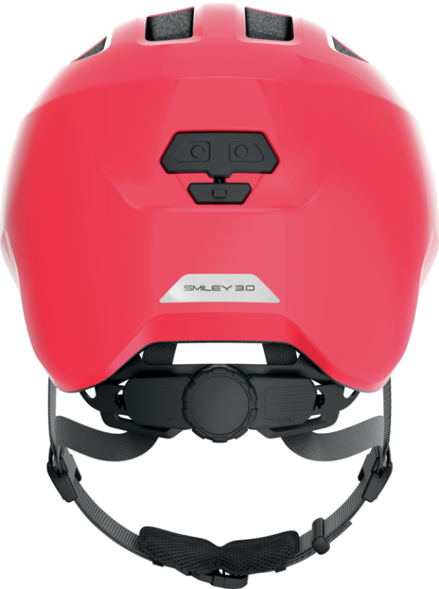 Dětská cyklistická helma Abus Smiley 3.0 Shiny Red - červená