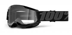 Sjezdové brýle 100% STRATA 2 JUNIOR Clear Lens - černé