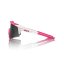 Brýle 100% SPEEDCRAFT - Puddy Pink White / Smoke Mirror Lens