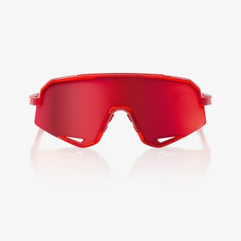 MTB brýle 100% SLENDALE Campari Translucent Red - HiPER Fire Red Mirror Lens
