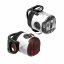 LEZYNE Set svetiel LED FEMTO USB DRIVE - predné + zadné - Varianta: čierne