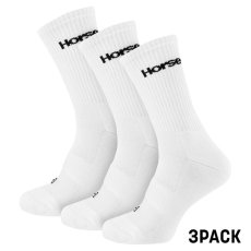 Cyklo ponožky Horsefeathers Delete Premium 3Pack - white