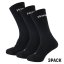 Dámské cyklo ponožky Horsefeathers Delete Premium Wmns 3Pack - black