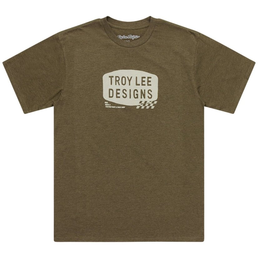 TLD TRIKO S KRÁTKÝM RUKÁVEM STAMP OLIVE HEATHER (70189700) - Veľkosť: S