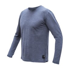 SENSOR MERINO LITE pánské triko dl.rukáv mottled blue XL