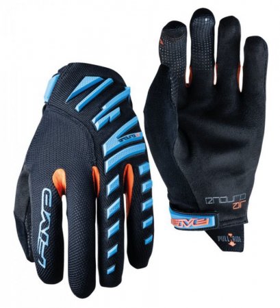 Five Gloves Enduro Air Black Blue - Velikost: XL