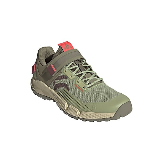 Cyklistické topánky Five Ten Trailcross Clip-in SPD dámske Quiet Crimson