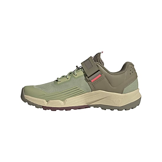 Cyklistické topánky Five Ten Trailcross Clip-in SPD dámske Quiet Crimson