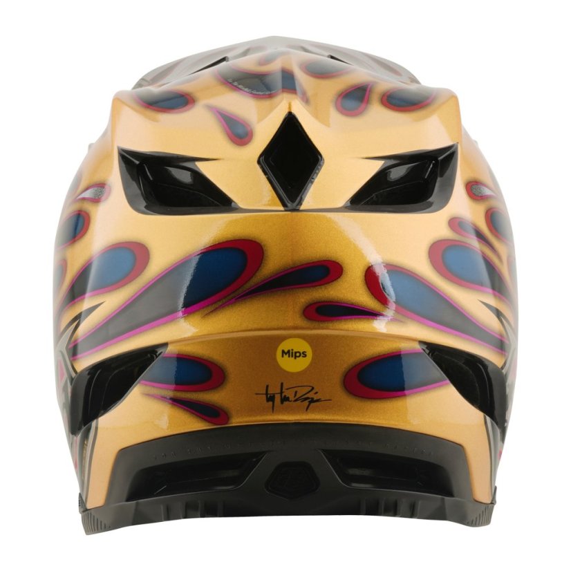 TLD HELMA D4 CARBON MIPS OVERSPRAY GOLD / BLACK (13903000) - Velikost: XS