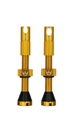 PEATY'S X CHRIS KING (MK2) GOLD BEZDUŠOVÉ VENTILKY - 42MM (PTV2-42-GLD-12)